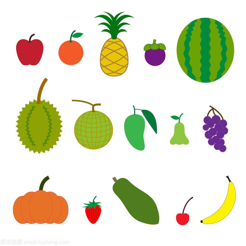 水果卡通風格